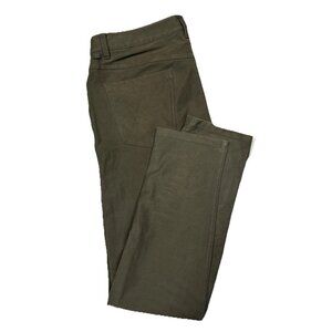 Lululemon ABC Pants 34X32 Olive Green‎ Slim Straight Five-Pocket